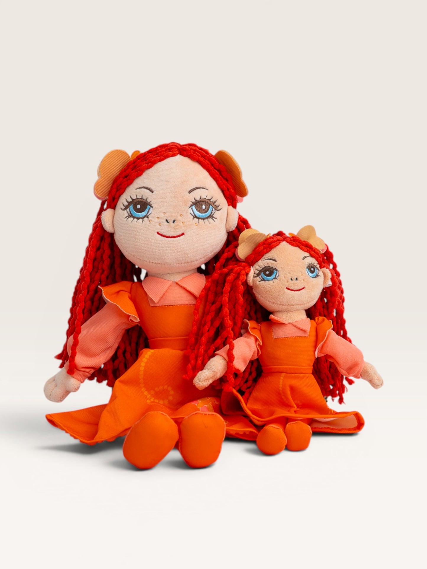 Emma Memma Ragdoll small shown next to wombat plush toy