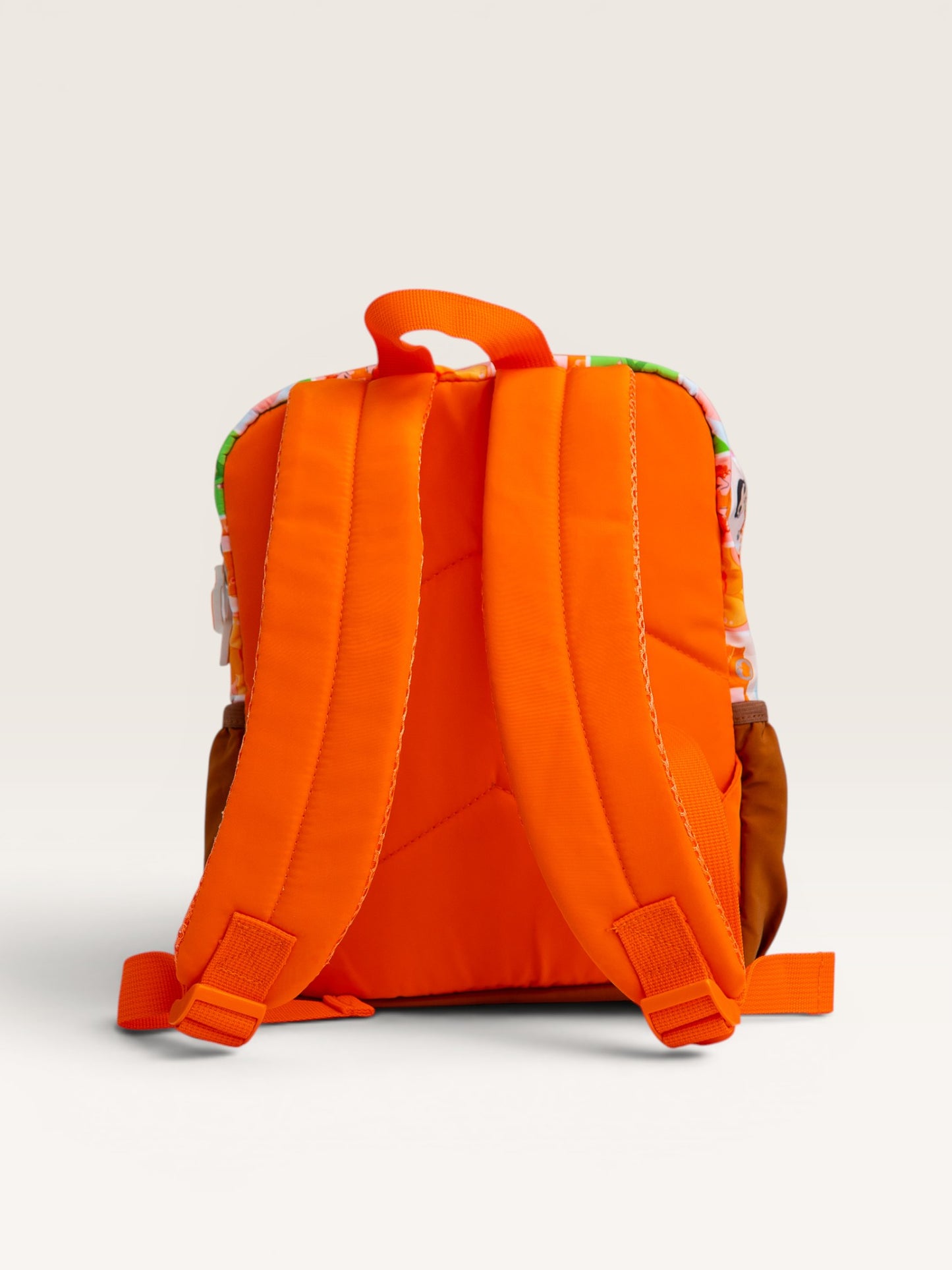 Emma Memma Character Backpack top view showing zip and handle