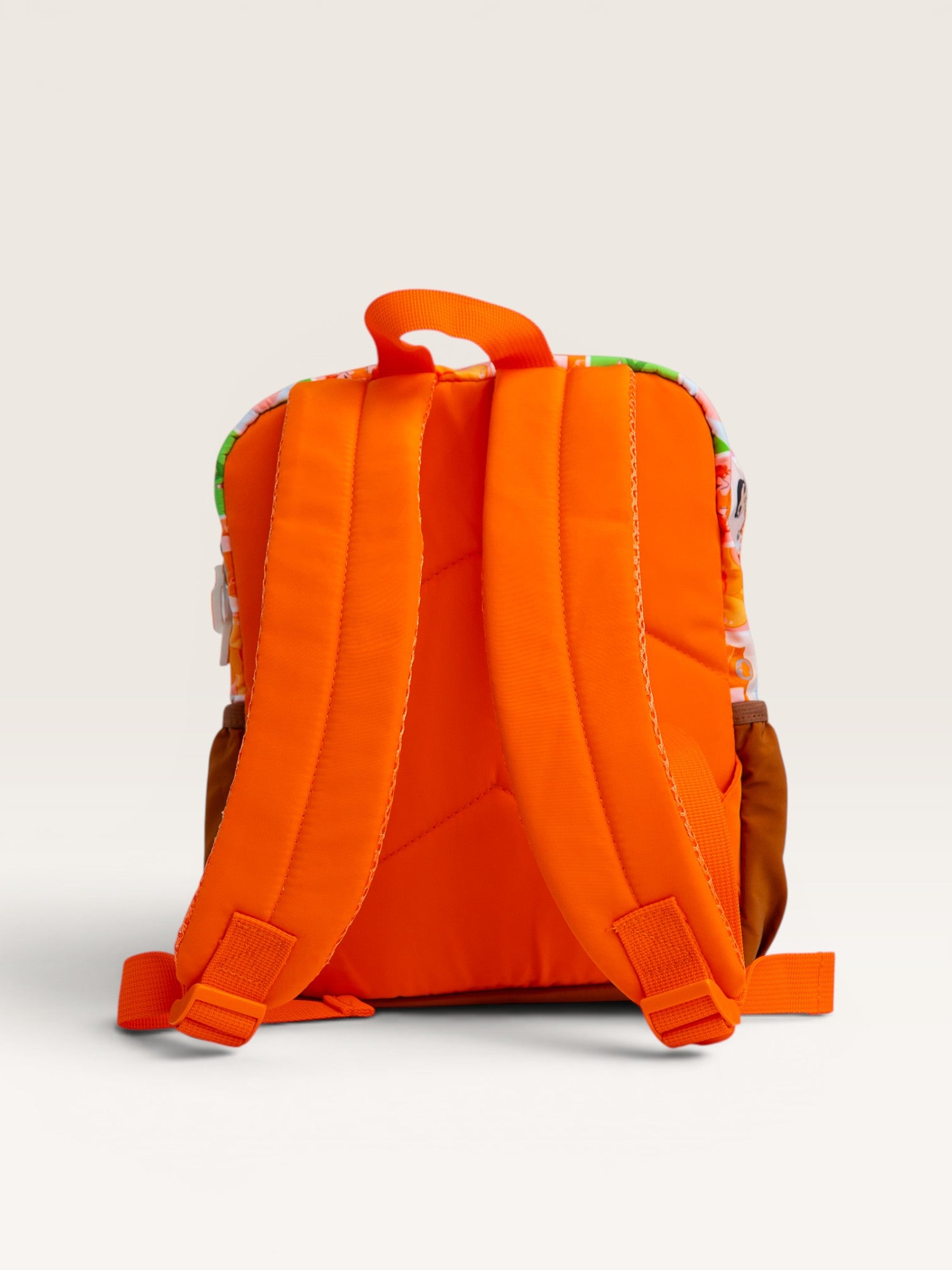 Emma Memma Character Backpack top view showing zip and handle