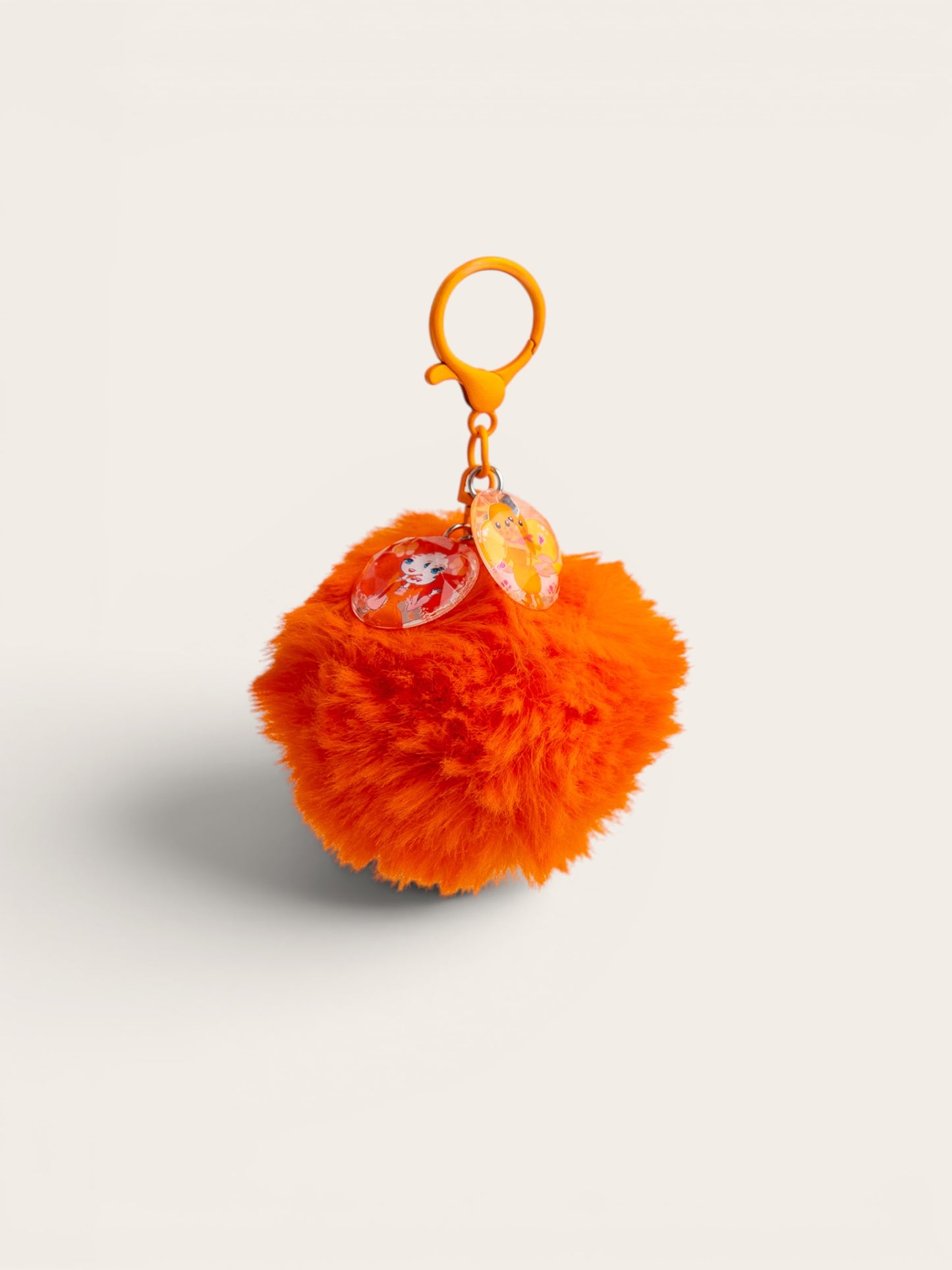 Emma Memma and BB Butterfly Pom Pom Keyring – orange Emma Memma fan accessory