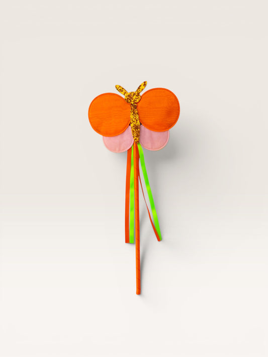 Emma Memma Reversible Butterfly Wand – kids dance wand for imaginative play