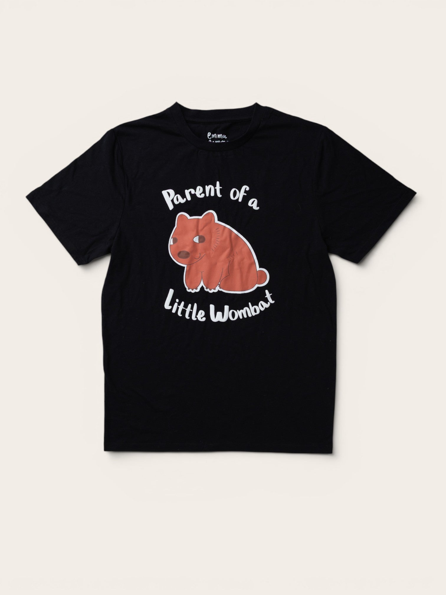 Parent of a Little Wombat adult t-shirt – Emma Memma fan tee for parents, sizes S–2XL