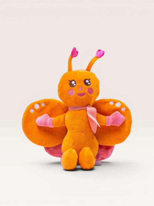 BB Butterfly plush toy – soft cuddly Emma Memma character for toddlers and preschoolers