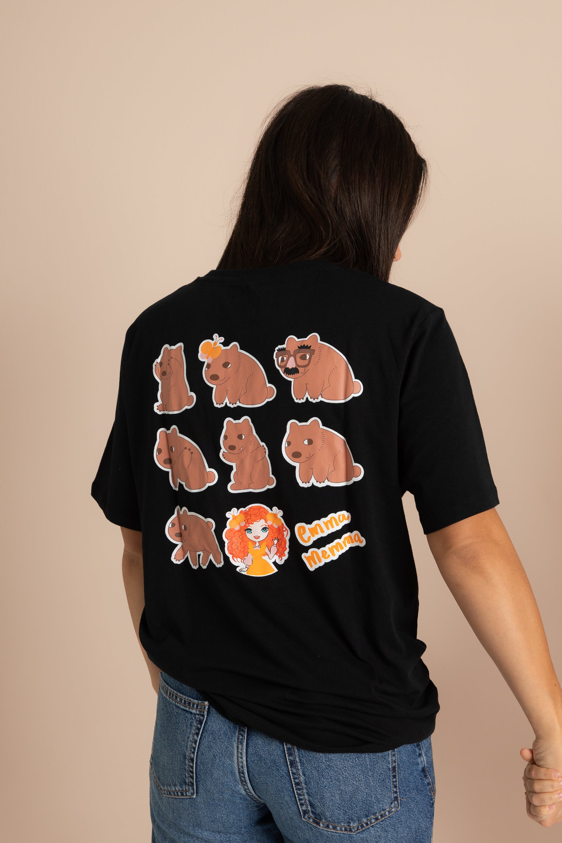 Parent of a Little Wombat t-shirt back view