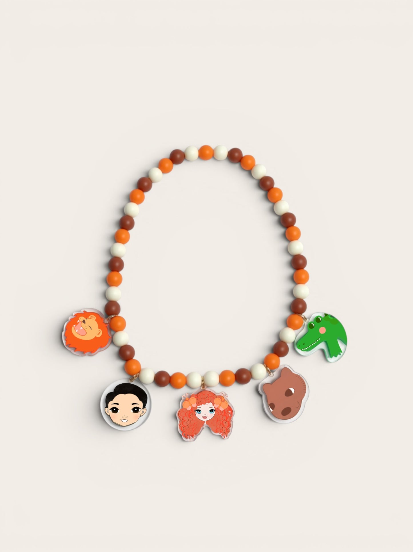 Emma Memma Jungle Picnic Necklace – colourful kids accessory from the Jungle Picnic tour