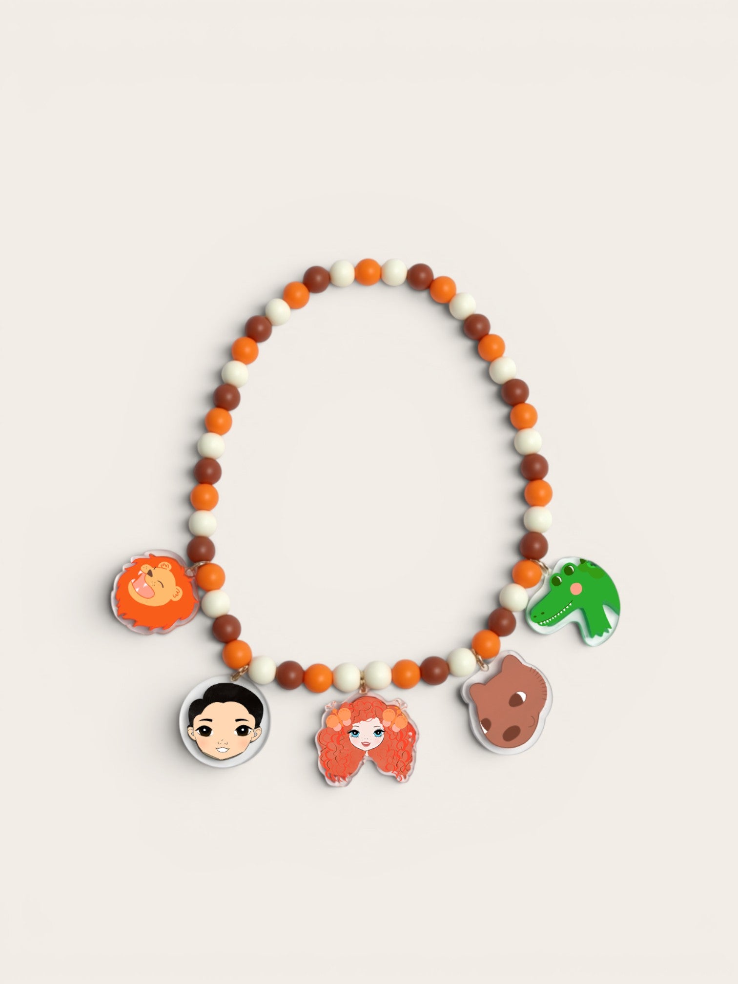 Emma Memma Jungle Picnic Necklace – colourful kids accessory from the Jungle Picnic tour